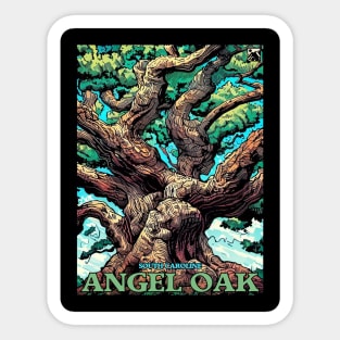 Angel Oak, South Caroline Sticker